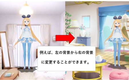 ３D背景の変更方法１（内部背景）