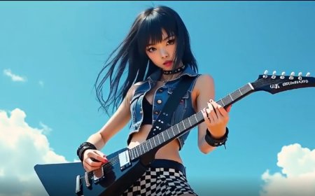 エレキギター演奏のスケール感でかい演出の６案 from ChatGPT